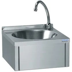 Tournus Handwaschbecken GA  Abm  330 x 330 x 170 mm, Becken Durchm  275mm, Tiefe 115mm  Kniebedienung