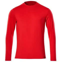MASCOT Herren Langarmshirt Verkehrsrot M - 20181-959-202-MONE - Verkehrsrot