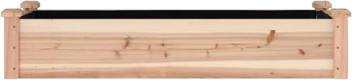 Verhoogd bloembed Naturel 120 x 45 x 25 cm