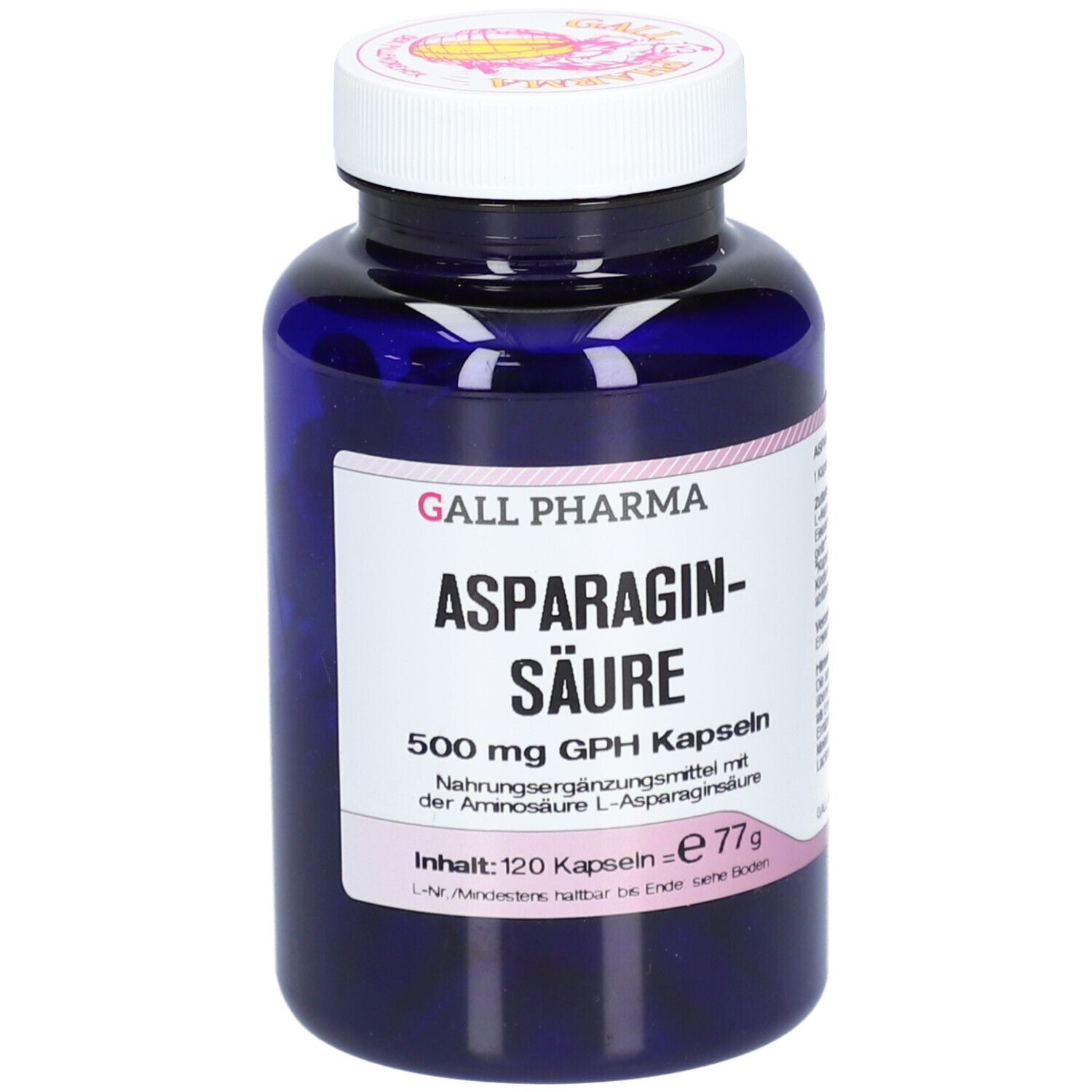 Asparaginsäure 500 mg GPH Kapseln 120 St