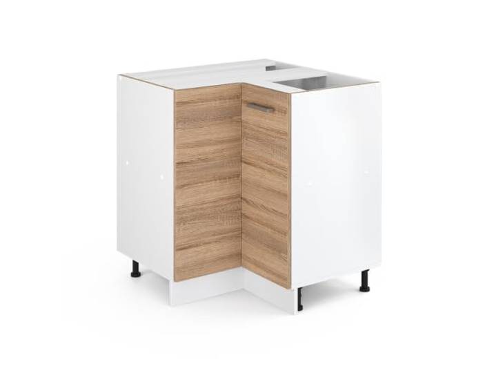Vicco Eckschrank für Hausrat R-Line, Sonoma, 75.6 cm mit Tür, ohne Arbeitsplatte, zur Aufbewahrung von Haushaltsutensilien und Vorräten