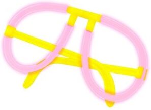 Lunettes publicitaires lumineuses Tobeck fuchsia fluo