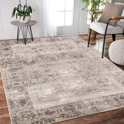 Magi Savannah Knox Gray Polyester Area Rug