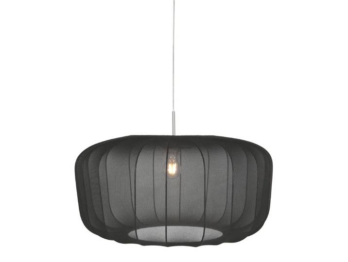 Suspension - noir - Sparkled Light - métal textile - Ø 60cm - E27 - 4473ST - Steinhauer