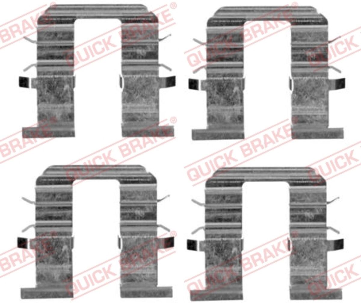 Zubehörsatz, Scheibenbremsbelag QUICK BRAKE 109-1746