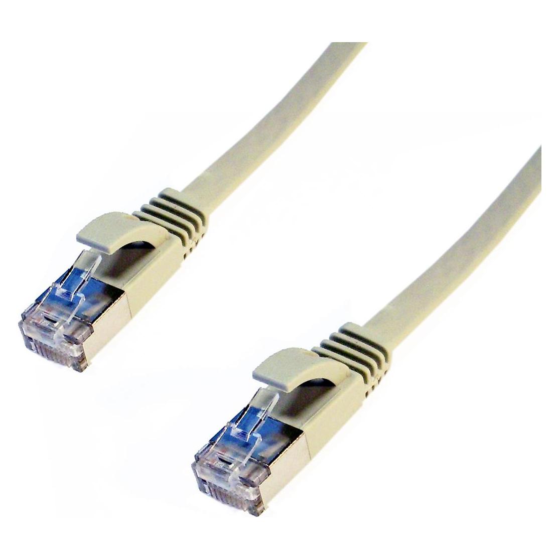 Datacom Patchkabel grau, flach (FTP, CAT6, 2 m) (1452)