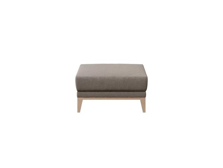 Pouf en polyester brun