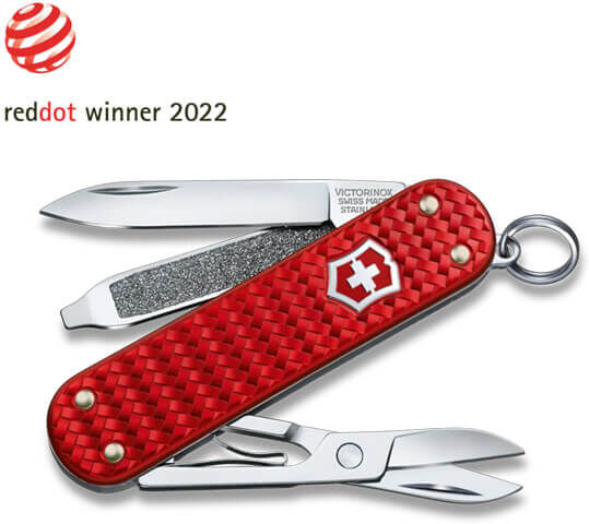 Victorinox Swiss Army Knife Classic SD Precious Alox Iconic Red