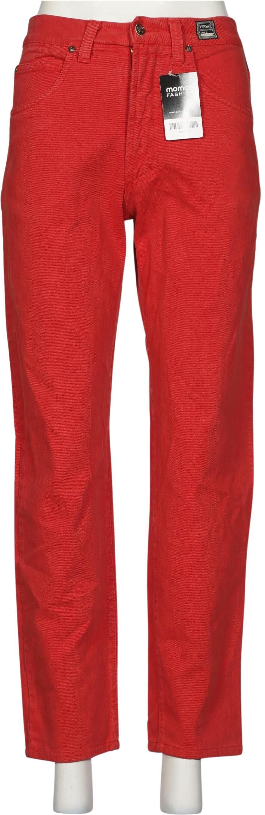 Versace Jeans Couture Damen Jeans, Rot, Gr. W31, Baumwolle - Second Hand