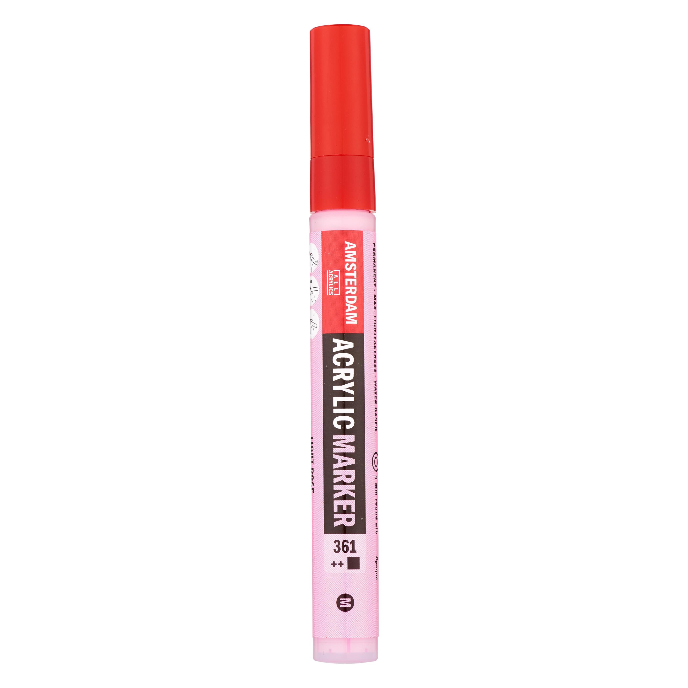 Amsterdam Acrylic Marker 4 mm Hellrosa 361 (1x) (ROY-17543610)