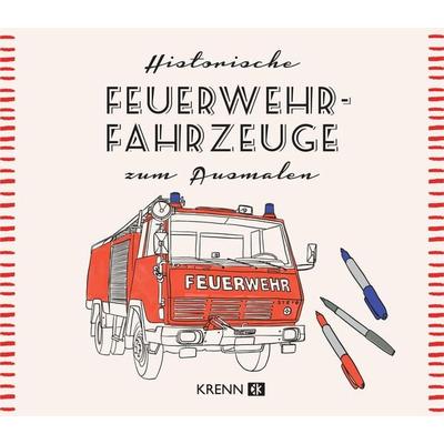 Österreichische Feuerwehrautos zum Ausmalen, Taschenbuch von , KRAL, 978-3-99005-344-7