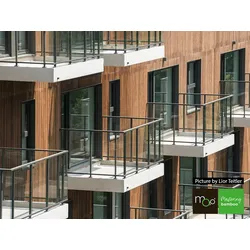 MOSO® Bambus Fassadenprofil, 18x100 mm, Bamboo X-treme®, unbehandelt, geschlossen