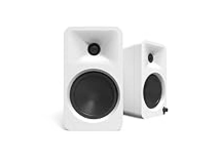 Kanto ORA4 140W Powered Reference Speakers with Bluetooth 5.0 and USB-C Input 4” Woofers Bi-Amplified Reference Quality Sound Pair White
