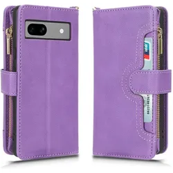 Cover-Discount Google Pixel 7a - Brieftaschen Hülle violett (Google Pixel 7a), Smartphone Hülle, Violett