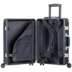 Alumaxx Reisetrolley ORBIT Travel Case ORBIT schwarz matt black-matt, Koffer, Schwarz