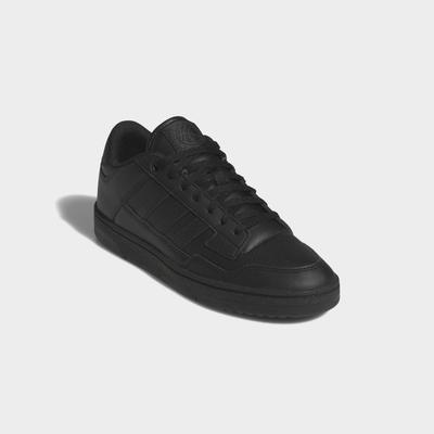 Sneaker ADIDAS SPORTSWEAR "RAPID COURT LOW", Herren, Gr. 43, schwarz (core schwarz, core schwarz, carbon), Synthetik, Schuhe Sneaker
