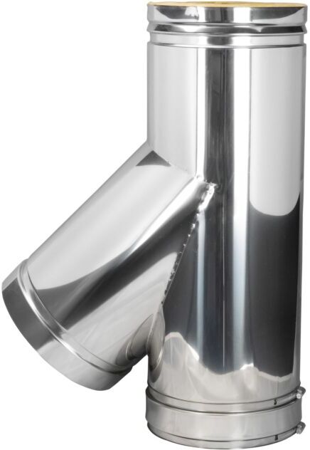 Bertrams Dw Schornsteinanschlussstück 22SA45-350 45°, 350 mm