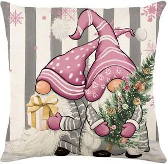 Cozy Casa Charm Winter Snowman Pillowcase, Christmas Decoration, Linen Pillow Cover, Sofa Cushion Cover, Throw Pillow Case b