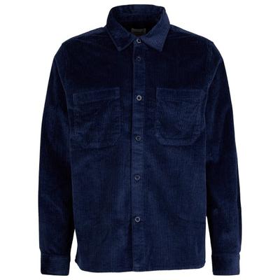 DEDICATED - Shirt Kil Corduroy - Hemd Gr XL blau