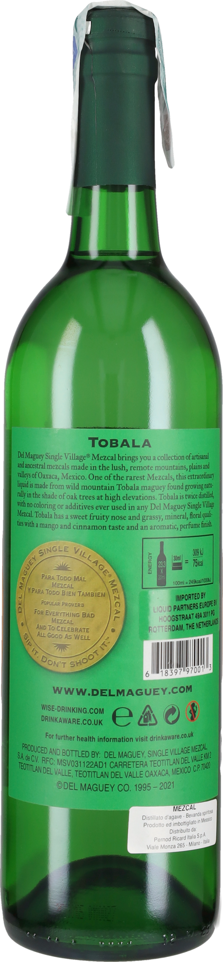 Del Maguey Mezcal Tobala