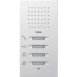 Gira, Klingel + Türsprechanlage, Wohnungsstation (Kabelgebunden)