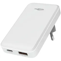 Ansmann 1001-0174 Ladegerät für Mobilgeräte Universal Weiß AC Schnellladung Drinnen