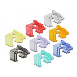 Delock 86420 Delock RJ45 Reparatur Clip Starter Set 86420 RJ45 Stecker 8-farbig 16 St.