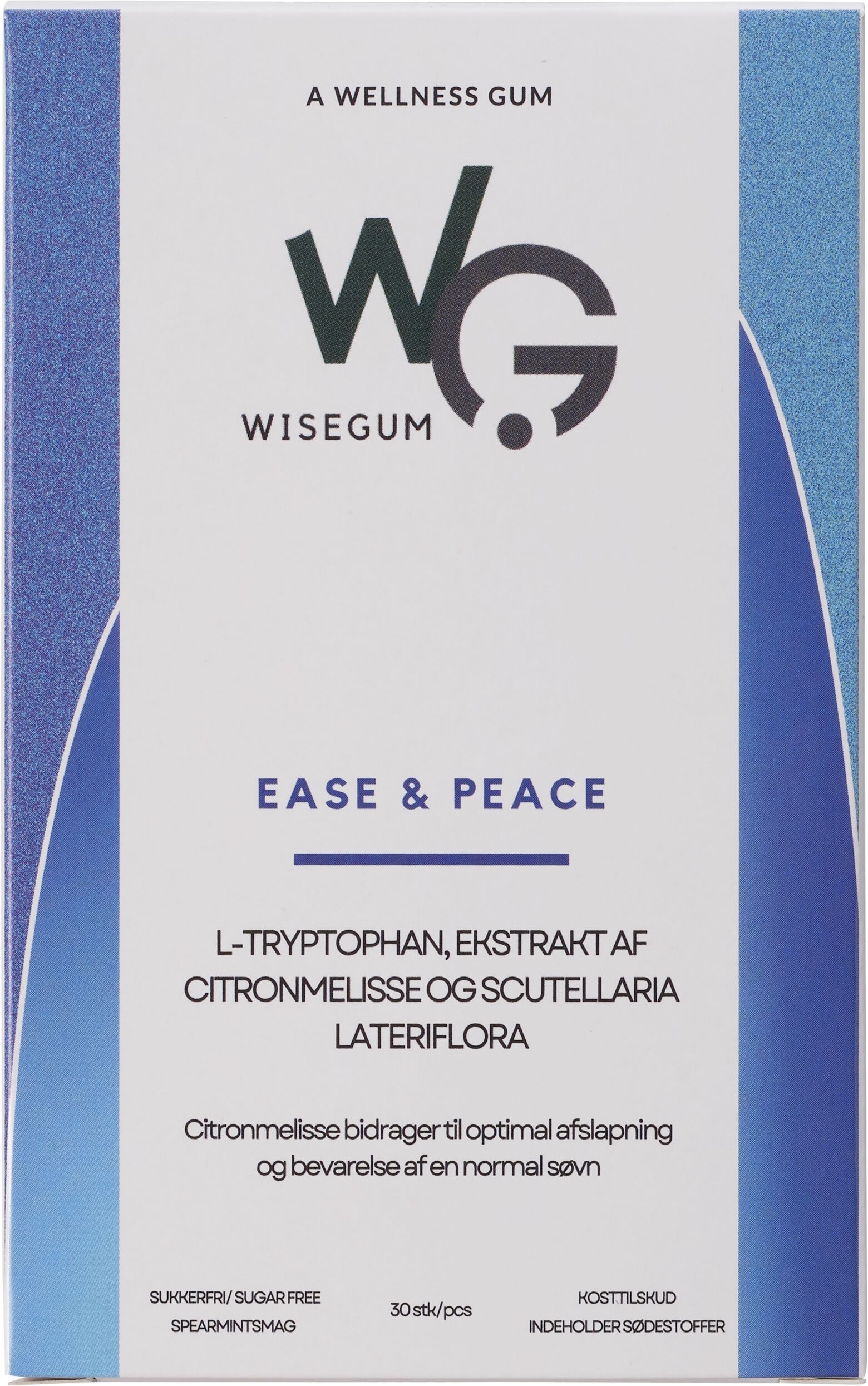 WiseGum EASE & PEACE Kosttilskud 30 stk