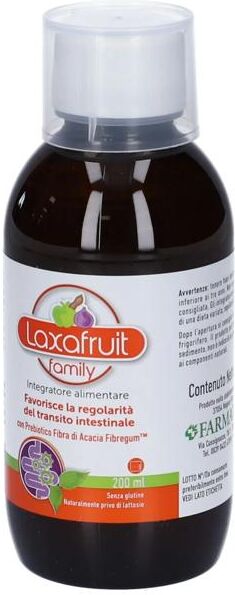 Farmaderbe Laxafruit Family Integratore Transito Intestinale 200ml