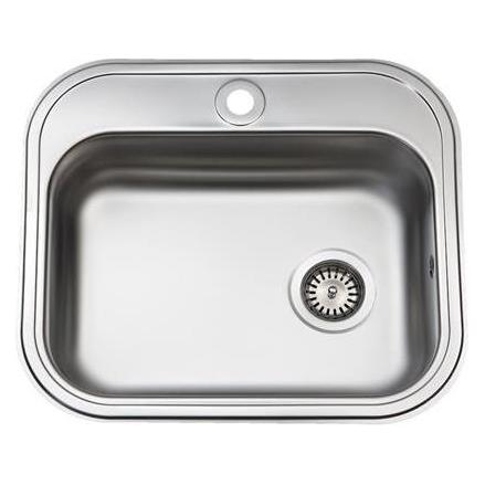 Juvel Intra køkkenvask BMK480B1 480 x 340 mm mat med strainer (34 cm, 48 cm) (BMK480B1-R02)