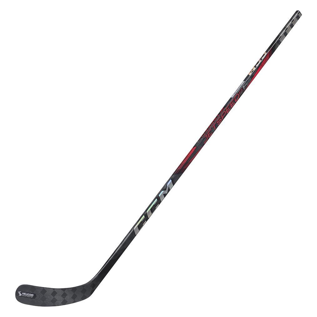 CCM JetSpeed FT7 Pro INT Hockey Composite Schläger (links, 28, INT 55 Flex) (Links) (49640770)