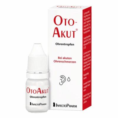 INFECTOPHARM Arzn.u.Consilium GmbH OTOAKUT 50 mg/g + 10 mg/g Ohrentropfen Lösung 10 g 18707705