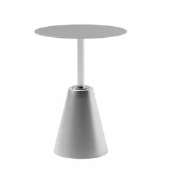 Couchtisch, Kaffeetisch, Gastronomietisch, Esstisch, Bistrotisch, Industrietisch, Runder Tisch aus Edelstahl L60 x H75 cm【CJ-YY60】