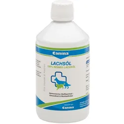 Canina Pharma Lachsöl | 500 ml Vitamine f. Hunde und Katzen
