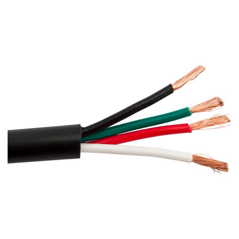 Structured Cable Products SCP 16/4OFC-HD-BK - 1,31mm² 4-Conductor, In/Outdoor Pro grade Speaker Cable, 152m box, Black (1.31 mm²) (16/4OFC-HD-BK-D)