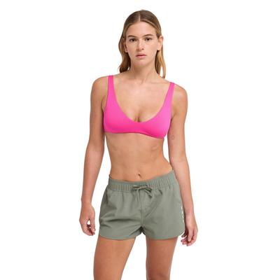 Badepants ROXY "Roxy Wave 2", Damen, Gr. S, grün (agave grün), Polyester, Badehosen