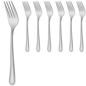 Gräwe Menügabel Berlin, 19 cm, Edelstahl 18/0, silber poliert, 6 Stück