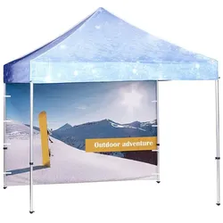 Zelt Alu Wand Außenseite Print 6 x 3 Meter Doppelseitig