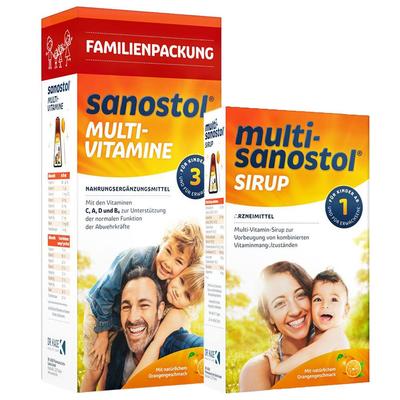 Multi Sanostol Sirup + Saft 1 St Kombipackung