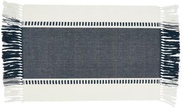 Saro Lifestyle Tassel Trimmed Stripe Placemat (Set of 4)