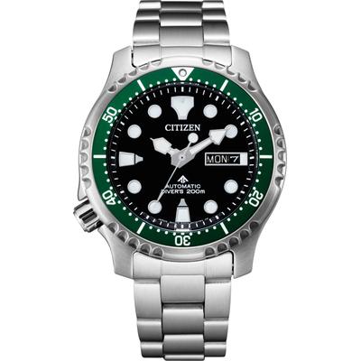 Automatikuhr CITIZEN "Promaster Mechanical Diver", silber (silberfarben), Armbanduhren, Damen, Automatikuhr, Armbanduhr, Herrenuhr, Damenuhr, Taucheruhr, bis 20 bar wasserdicht