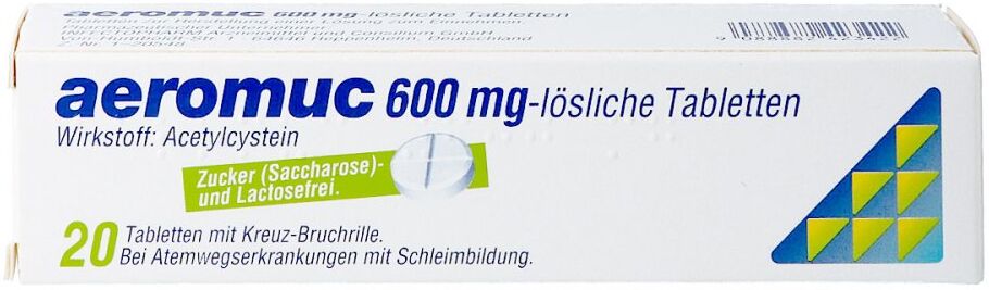aeromuc 600 mg 20stk