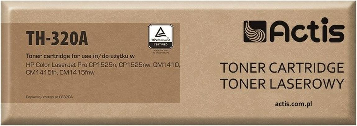 Actis TH-320A tonercartridge vervangt HP 128A CE320A, zwart, 2000 pagina's
