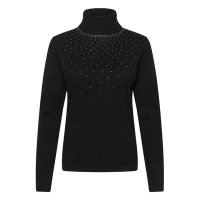Strickpullover CULTURE "Culture DK Strickpullover CUkida", Damen, Gr. XXL, schwarz, Pullover Strickpullover