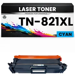 XL Toner TN-821XL C Cyan für Brother kompatibel TN821 XL C Premium Alternative für Brother HL-L9430CDN, HL-L9470CDN, MFC-L9630CDN, MFC-9670CDN