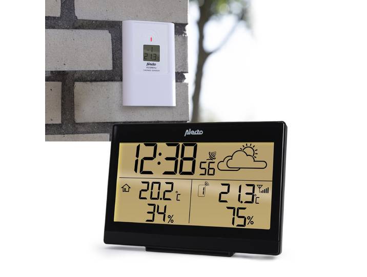Alecto WS-2300 - Professioneel Weerstation met draadloze Buitensensor - 2-in-1
