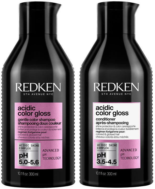 Redken Acidic Color Gloss Sulphate-Free Shampoo 300ml and Acidic Color