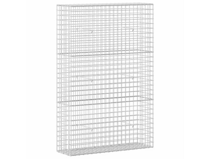 Gabion aus verzinktem Stahl, 100 x 30 x 150 cm, Maschenweite: 5 x 5 cm Gabionenkorb, verzinkter Stahl, Haken- und Clip-System, multifunktional, einfach zu montieren