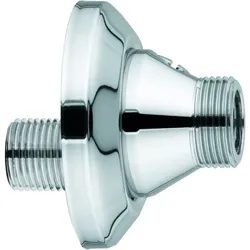 Kludi S-Anschluss 7589505-00 mit Absperrung und Rosette, G 1/2x3/4", chrom