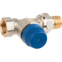 Resideo Thermostatventil Kombi-TRV DN 10 Durchgang Messing vernickelt